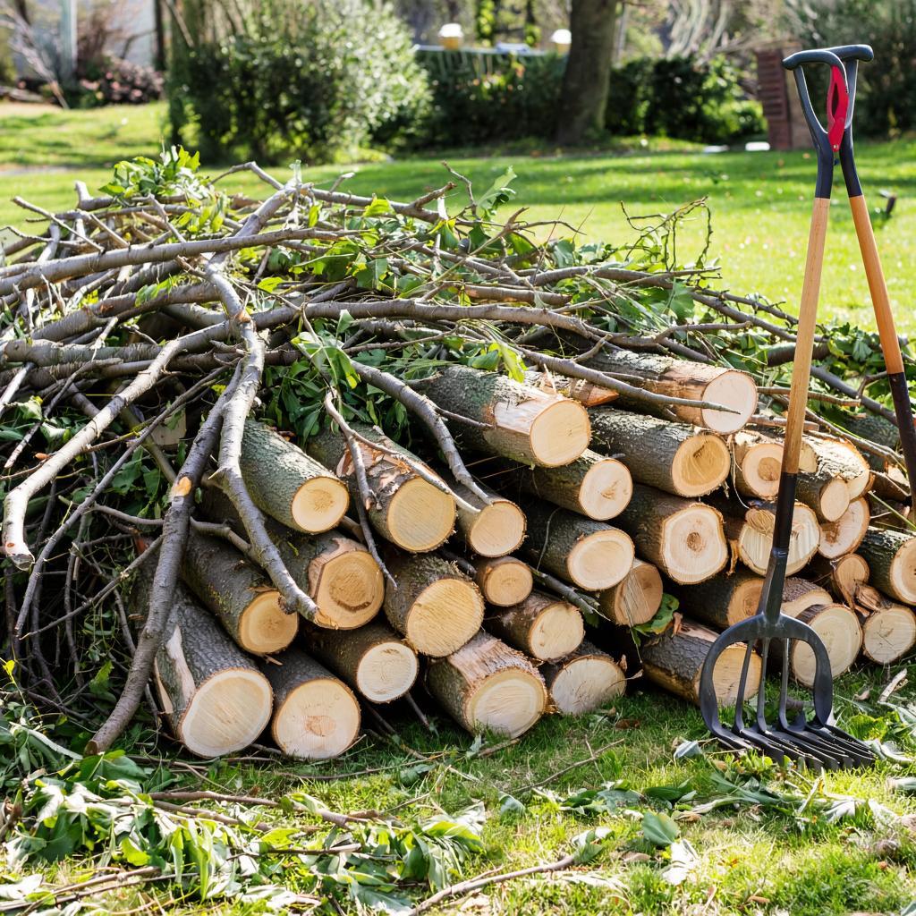Уборка и вывоз древесины